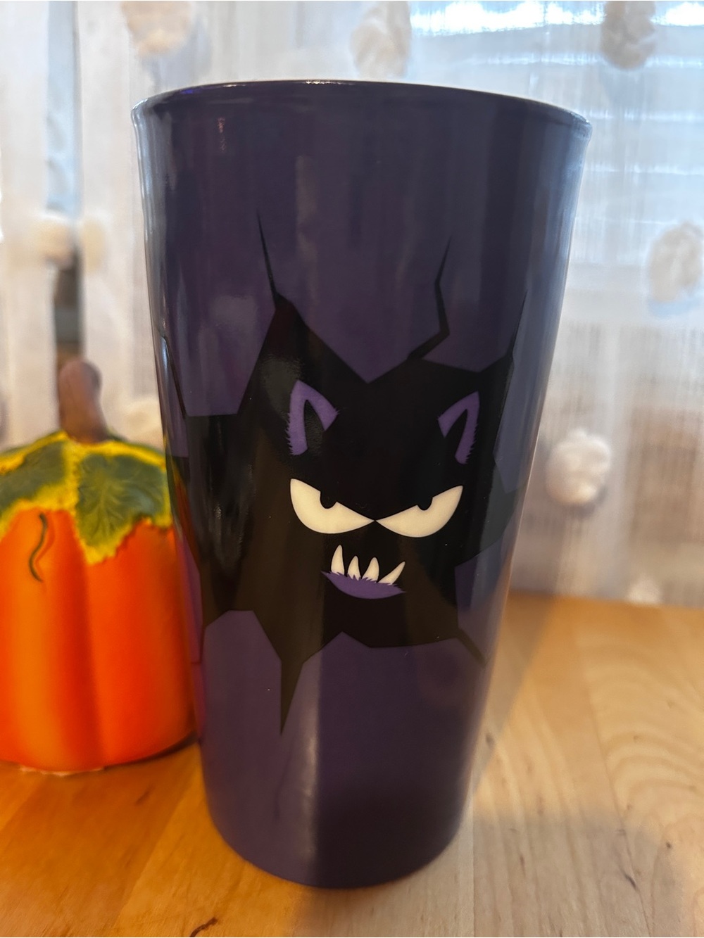 Davids Tea Coffee Tea Mug - travel Tumbler with Cracked Design and Monster